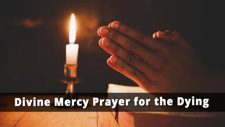 Divine Mercy Prayer for the Dying