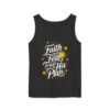 Faith over fear, trust in His plan - Unisex Garment-Dyed Tank Top