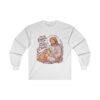 God Jesus Unisex Ultra Cotton Long Sleeve Tee for Cat Lovers