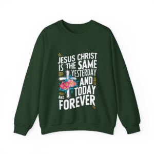 jesus-christ-is-forever-unisex-heavy-blend-crewneck-sweatshirt