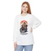 Jesus Christ Vintage Motorbike Unisex Garment Dyed Long Sleeve T-Shirt