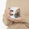 Jesus on Motorbike Retro Mug - Ride with Faith, Journey with Jesus 11oz 3